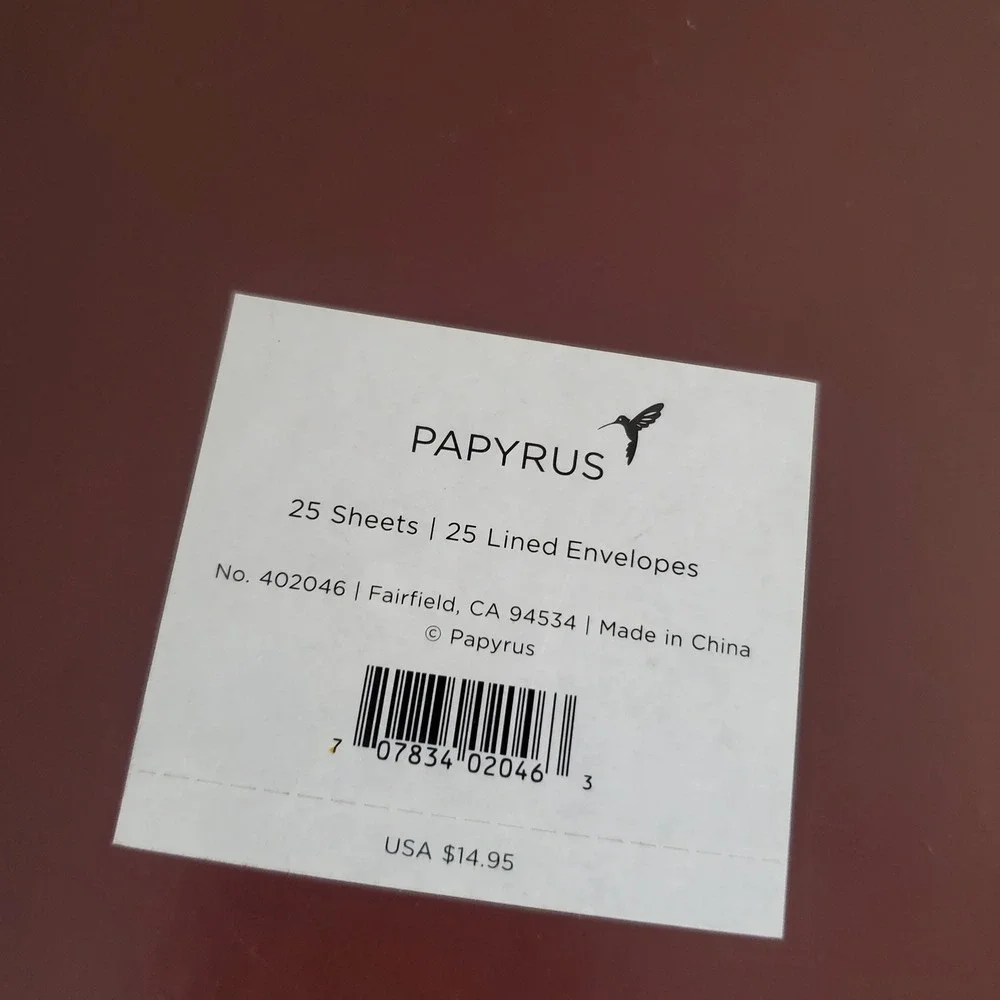 Papyrus boxed stationery